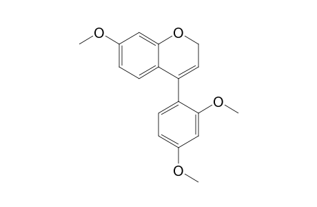 7-Methoxy-4-(2,4-dimethoxyphenyl)-2H-1-benzopyran
