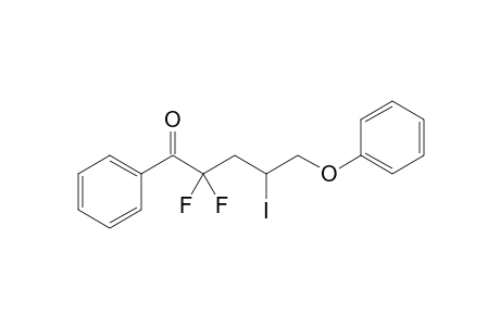 2,2-Difluoro-4-iodo-5-phenoxy-1-pheny-1-pentanone