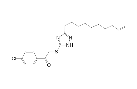 1-(4-chlorophenyl)-2-{[3-(9-decenyl)-1H-1,2,4-triazol-5-yl]sulfanyl}ethanone