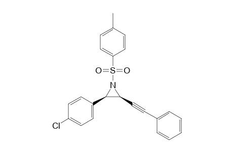 cis-N-Tosyl-3-(p-chlorophenyl)-2-(phenylacetylenyl)aziridine