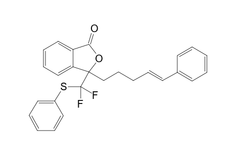 E/Z Mixture of 3-[Difluoro(phenylsulfanyl)methyl]-3-(5-phenylpent-4-enyl)isobenzofuran-1(3H)-one
