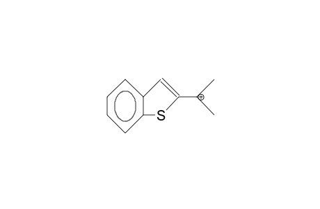 2-(Benzothienyl)-isopropylium cation