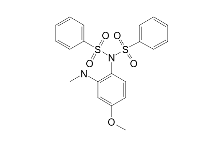 N-(PHENYLSULFONAMIDO)-N-(4-METHOXY-2-METHYLAMINOPHENYL)-BENZENESULFONAMIDE