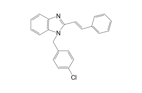 1-(4-Chlorobenzyl)-2-[(E)-2-phenylethenyl]-1H-benzimidazole
