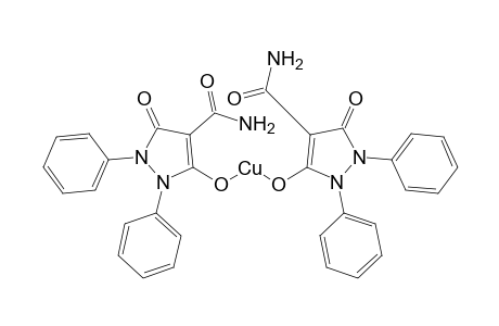 bis[(4-carbamoyl-1,2-diphenyl-5-oxo-3-pyrazolin-3-yl)oxy]copper