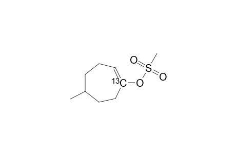 5-Methylcyclohept-1-enyl Mesylate