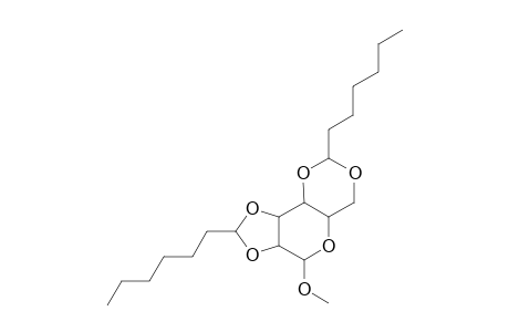 .alpha.-D-Mannopyranoside, 1-O-methyl-2,3-4,6-diheptylidene-