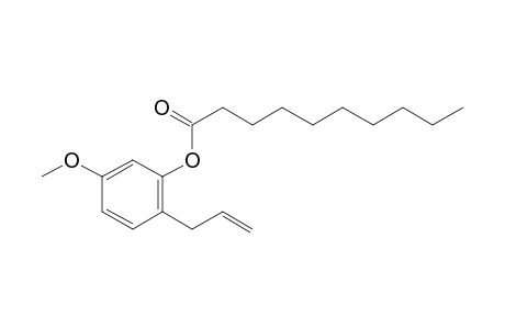 2-allyl-5-methoxyphenyl decanoate