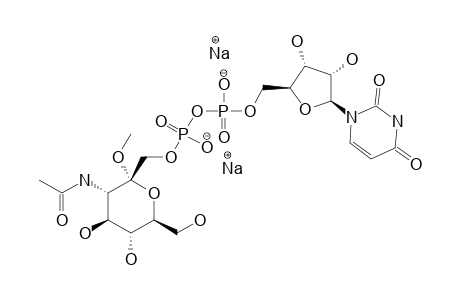 DISODIUM-URIDINE-5'-(3-ACETAMIDO-3-DEOXY-2-O-METHYL-ALPHA-D-GLUCOHEPT-2-ULOPYRANOS-1-YL-DIPHOSPATE)