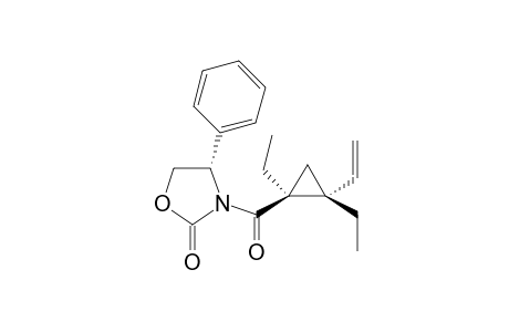 (S)-3-((1S,2R)-1,2-diethyl-2-vinylcyclopropanecarbonyl)-4-phenyloxazolidin-2-one