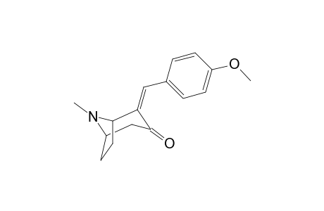 2-(4-Mehoxybenzylidene)-8-methyl-8-azabicyclo[3.2.1]octan-3-one