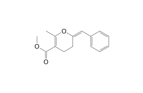 (E)-methyl 2-benzylidene-6-methyl-3,4-dihydro-2H-pyran-5-carboxylate