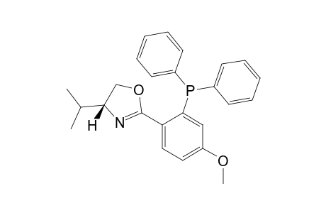(-)-(4S)-4,5-DIHYDRO-2-[2'-(DIPHENYLPHOSPHINO)-4'-(METHOXY)-PHENYL]-4-ISOPROPYLOXAZOLE