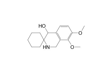 Spiro[cyclohexane-1,3'(2'H)-isoquinolin]-4'-ol, 1',4'-dihydro-7',8'-dimethoxy-