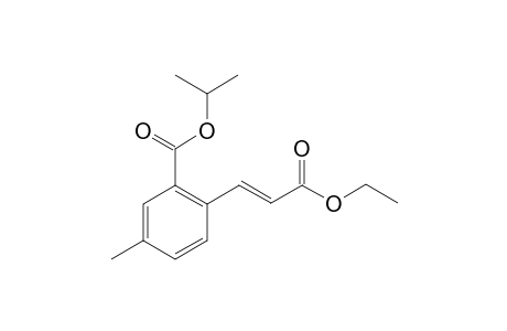 (E)-iso-Propyl 2-(3-ethoxy-3-oxoprop-1-en-1-yl)-5-methybenzoate