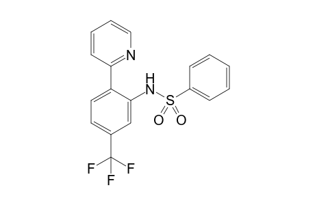 N-(2-(pyridin-2-yl)-5-(trifluoromethyl)phenyl)benzenesulfonamide
