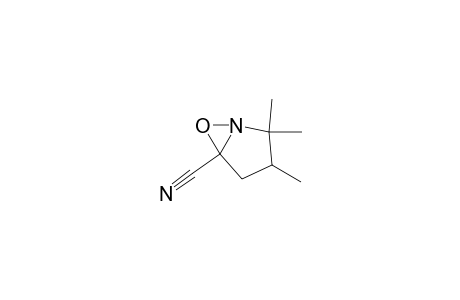 6-Oxa-1-azabicyclo[3.1.0]hexane-5-carbonitrile, 2,2,3-trimethyl-