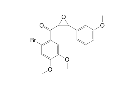 (2-Bromo-4,5-dimethoxyphenyl)[3-(3-methoxyphenyl)oxiran-2-yl]methanone