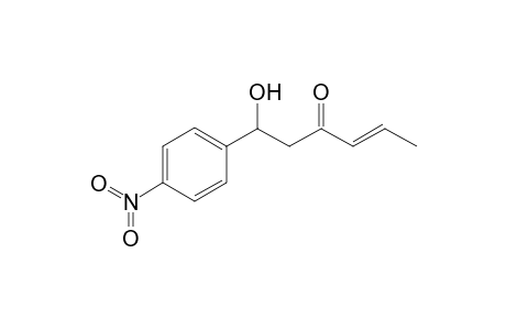 1-Hydroxy-1-(4-nitrophenyl)methyl]-4-hexen-3-one