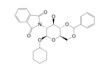 CYCLOHEXYL-4,6-O-BENZYLIDENE-2-DEOXY-2-PHTHALIMIDO-BETA-D-GLUCOPYRANOSIDE