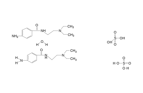 p-amino-N-[2-(diethylamino)ethyl]benzamide, sulfate(1:1)