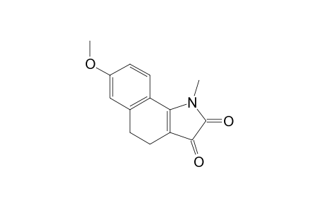 4,5-Dihydroxy-7-methoxy-1-methyl1-1H-benz[g]indole-2,3-dione