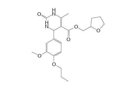 5-pyrimidinecarboxylic acid, 1,2,3,4-tetrahydro-4-(3-methoxy-4-propoxyphenyl)-6-methyl-2-oxo-, (tetrahydro-2-furanyl)methyl ester