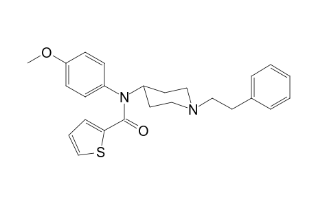 N-4-Methoxyphenyl-N-[1-(2-phenylethyl)piperidin-4-yl]thiophene-2-carboxamide