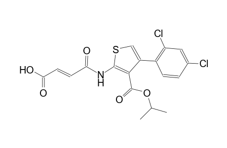 (2E)-4-{[4-(2,4-dichlorophenyl)-3-(isopropoxycarbonyl)-2-thienyl]amino}-4-oxo-2-butenoic acid