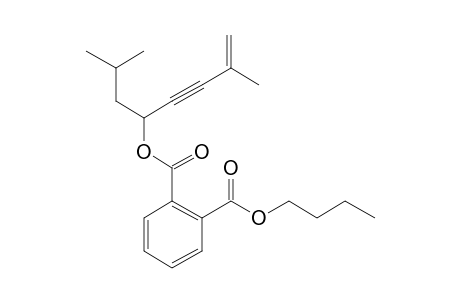 Phthalic acid, butyl 2,7-dimethyloct-7-en-5-yn-4-yl ester