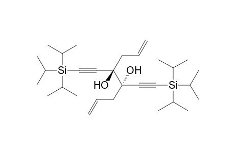 (meso)-4,5-Bis(2-triisopropylsilylethynyl)octa-1,7-dien-4,5-diol