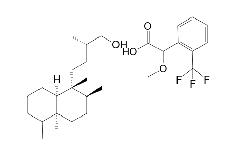 2,3,6,7-Tetramethyl-2-[(4-hydroxy-3-methyl)butyl]bicyclo[4.4.0]decane (S)-MTPA ester