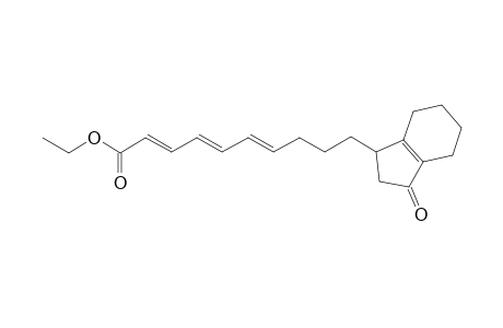 Ethyl (2E,4E,6E)-10-(4,5,6,7,8-tetrahydroindan-1-on-3-yl)-2,4,6-decatrienoate