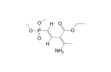 (E)-DIMETHYL 3-CARBOETHOXY-4-AMINO-1,3-PENTADIENYLPHOSPHONATE
