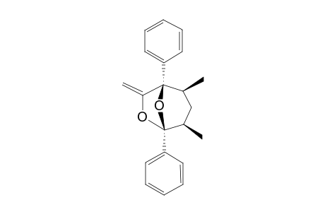 2,4-DIMETHYL-7-METHYLENE-1,5-DIPHENYL-6,8-DIOXABICYCLO-[3.2.1]-OCTANE