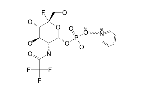 PYRIDINIUM-5-FLUORO-2-DEOXY-2-ACETAMIDO-ALPHA-D-GLUCOPYRANOSYL-PHOSPHATE