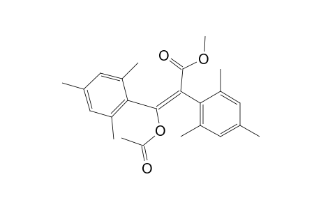 (E)-3-acetoxy-2,3-dimesityl-acrylic acid methyl ester