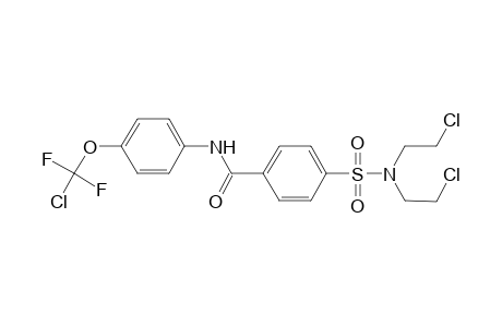 Benzamide, 4-[[bis(2-chloroethyl)amino]sulfonyl]-N-[4-(chlorodifluoromethoxy)phenyl]-