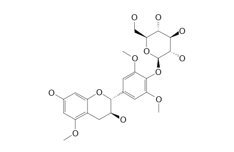 GLOCHIFLAVANOSIDE-C;(2R,3S)-3,7,4'-TRIHYDROXY-5,3',5'-TRIMETHOXYFLAVAN-4'-O-BETA-D-GLUCOPYRANOSIDE