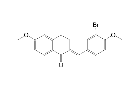 (2E)-2-(3-bromo-4-methoxybenzylidene)-6-methoxy-3,4-dihydro-1(2H)-naphthalenone