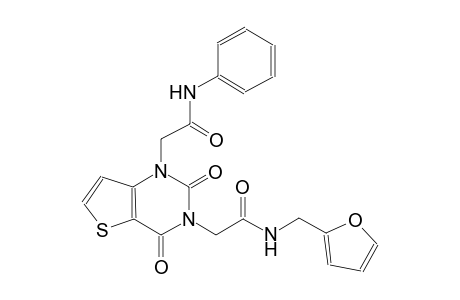 3-[4-(furan-2-yl)-2-oxobutyl]-1-(2-oxo-3-phenylpropyl)-1H,2H,3H,4H-thieno[3,2-d]pyrimidine-2,4-dione
