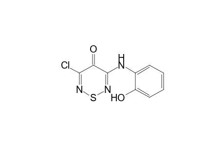 5-(2-Hydroxyanilino)-3-chloro-4H-1,2,6-thiadiazin-4-one