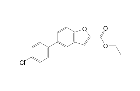 Ethyl 5-(4-chlorophenyl)benzofuran-2-carboxylate