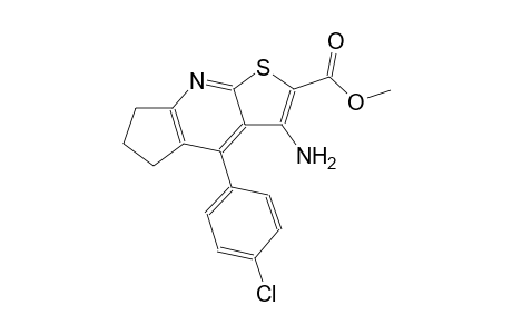 Methyl 3-amino-4-(4-chlorophenyl)-6,7-dihydro-5H-cyclopenta[b]thieno[3,2-e]pyridine-2-carboxylate