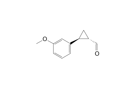 trans-2-(3-Methoxyphenyl)cyclopropanecarbaldehyde