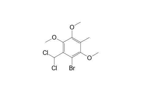 1-Bromo-2-(dichloromethyl)-3,4,6-trimethoxy-5-methyl-benzene