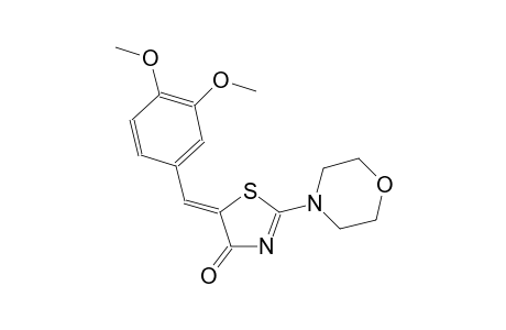 (5Z)-5-(3,4-dimethoxybenzylidene)-2-(4-morpholinyl)-1,3-thiazol-4(5H)-one