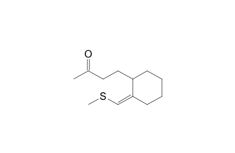 (Z)-4-(2-(methylthiomethylene)cyclohexyl)butan-2-one