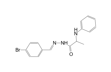 2-anilino-N'-[(E)-(4-bromophenyl)methylidene]propanohydrazide