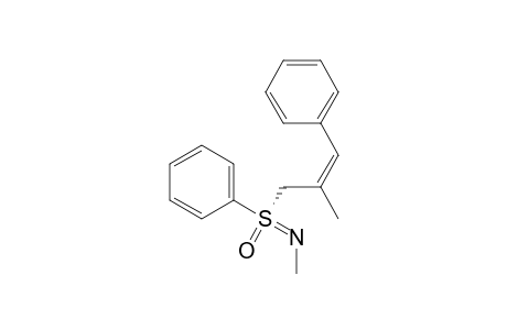 (+)-(S,Z)-N-Methyl-S-(2-methyl-3-phenyl-2-propenyl)-S-phenylsulfoximine